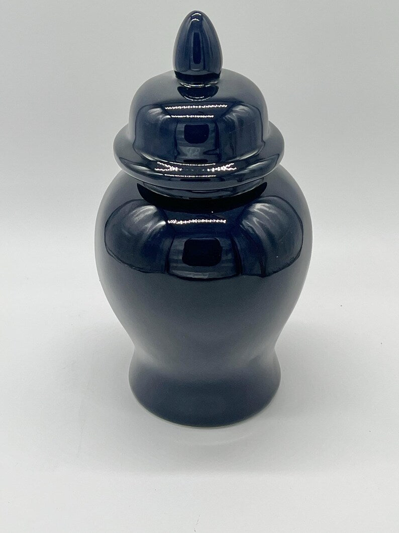 Tinaja azul marino para Orishas / Navy Blue Ginger Jar for Orishas