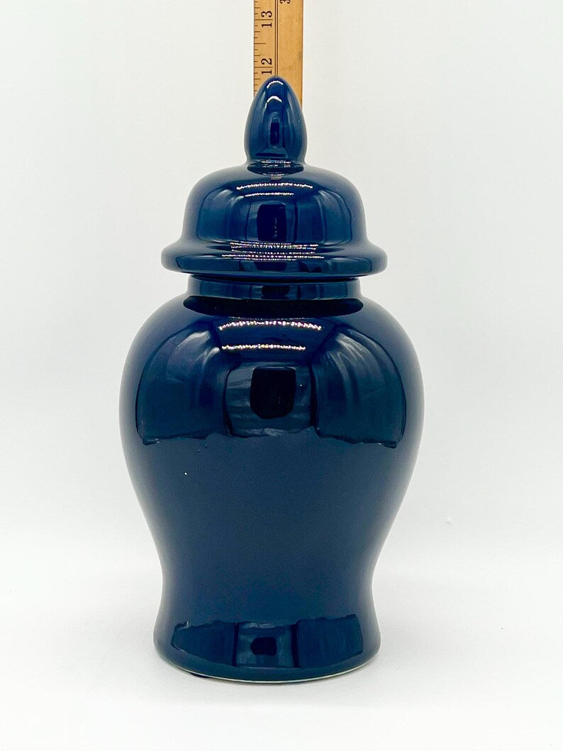 Tinaja azul marino para Orishas / Navy Blue Ginger Jar for Orishas