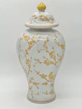 White & Yellow Large Ceramic Tinaja for Oshun / Grande Tinaja de Cerámica Blanco y Amarillo para Oshun