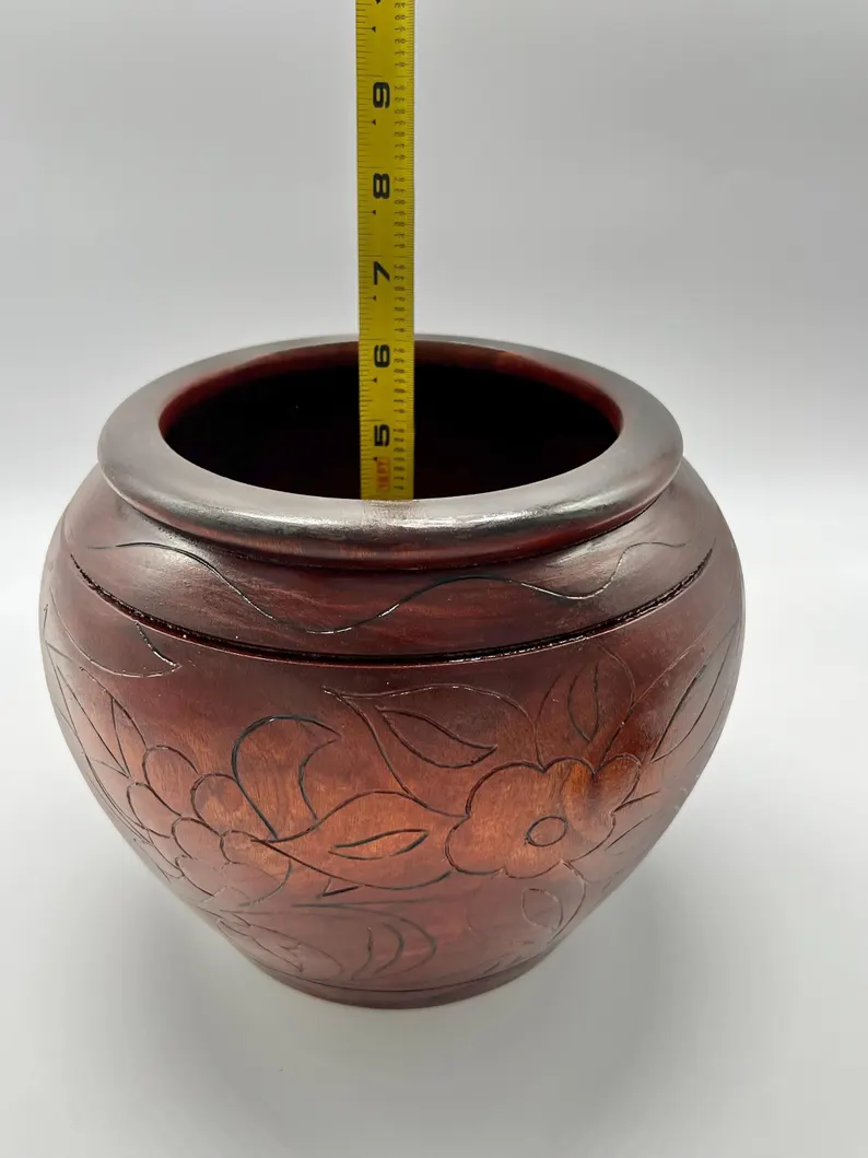 Hand Carved Wooden Basin / Lebrillo De Aggay