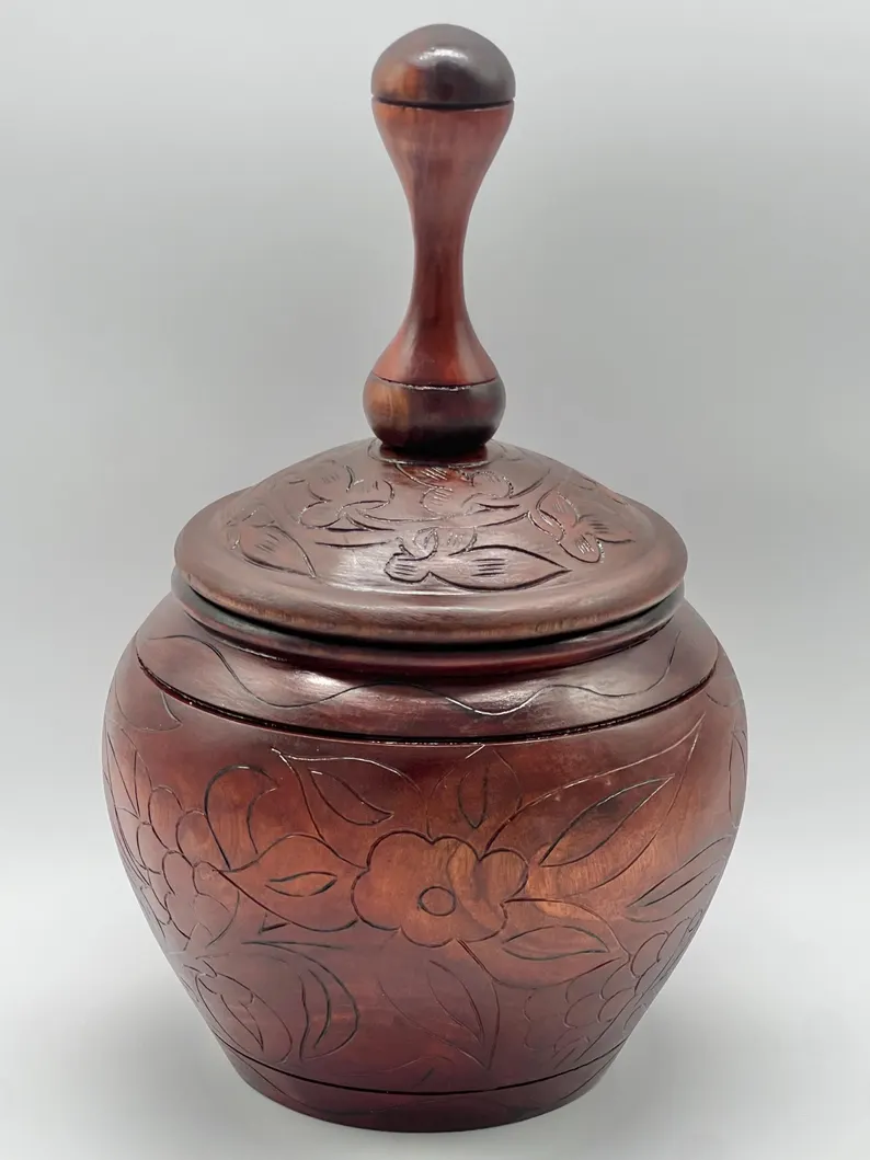 Hand Carved Wooden Basin / Lebrillo De Aggay