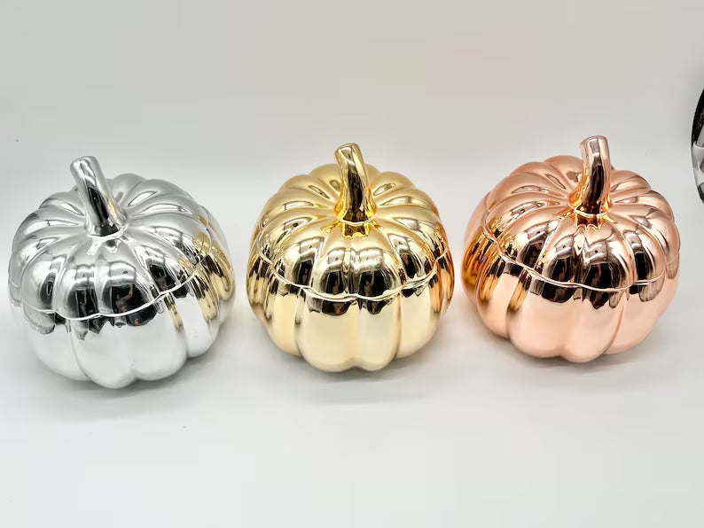 Gold, Copper & Silver Ceramic Tinajas / Tinajas de Cerámica Oro, Cobre y Plata