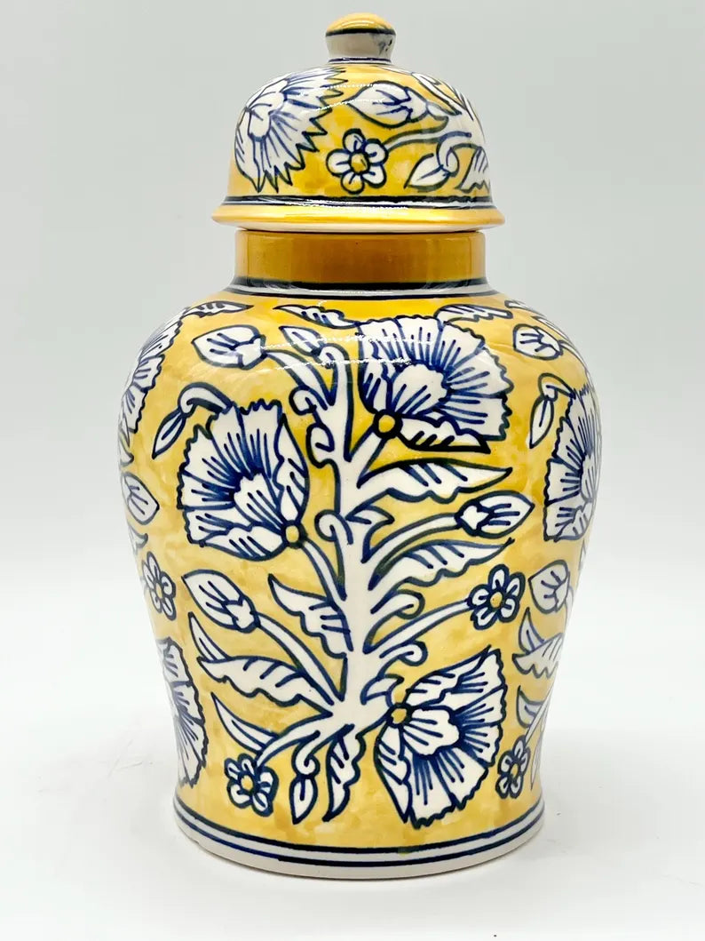 Oshun & Yemaya Both Waters Ceramic Jar / Oshún y Yemayá Dos Aguas Tinaja de Cerámica