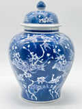 Tinaja azul floral para Olokun o Yemaya / Blue Floral Ginger jar for Olokun or Yemaya