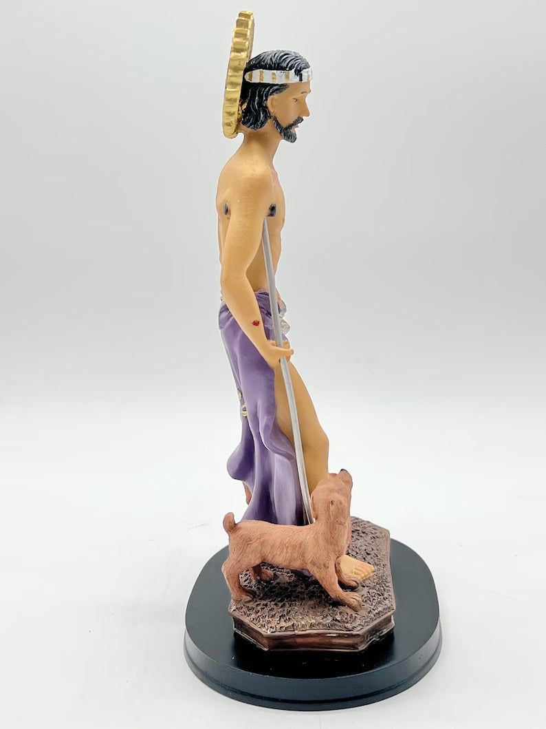 12” San Lázaro Resin Statue / Estatua de Resina (Babalu Aye / Asojano)