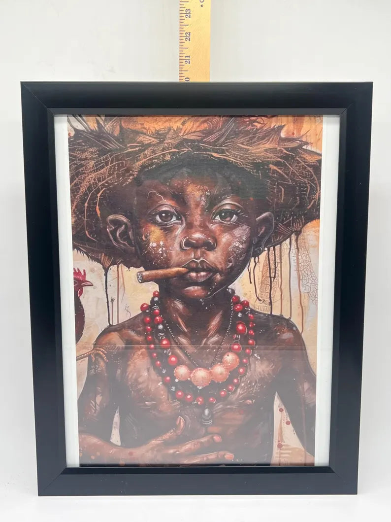 Eleggua 2D Canvas Print / Lienzo de Leggua en 2D