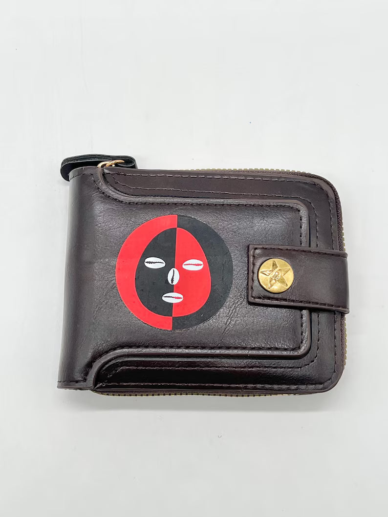 Eleggua Zipper Wallet / Cartera con Cremallera de Elegguá