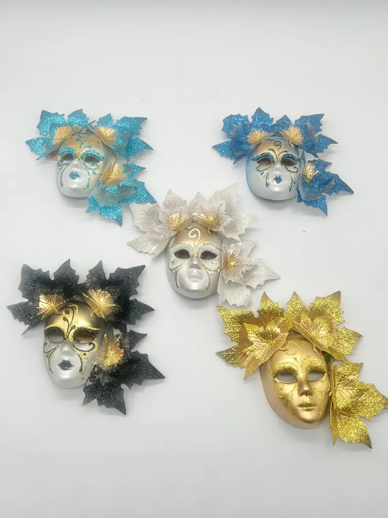 Handmade Venetian Mask for Orishas / Máscara Veneciana Hecha a Mano para Orishas
