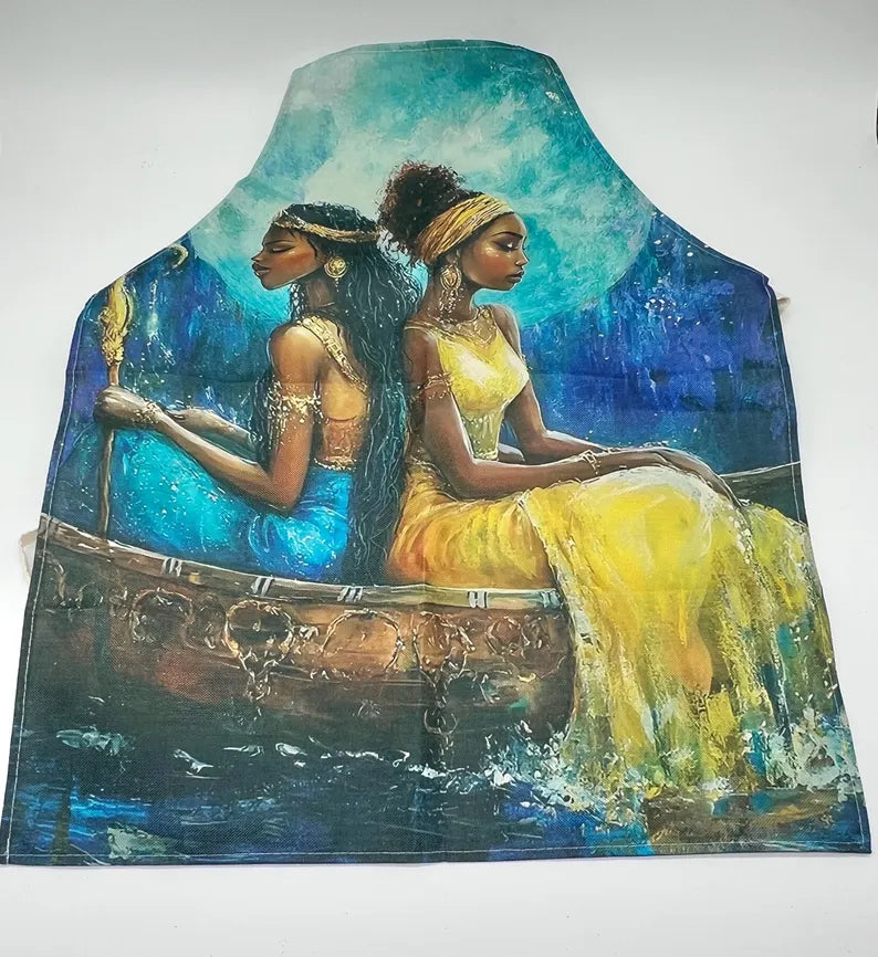 Oshun & Yemaya Apron / Delantal de Oshun y Yemaya