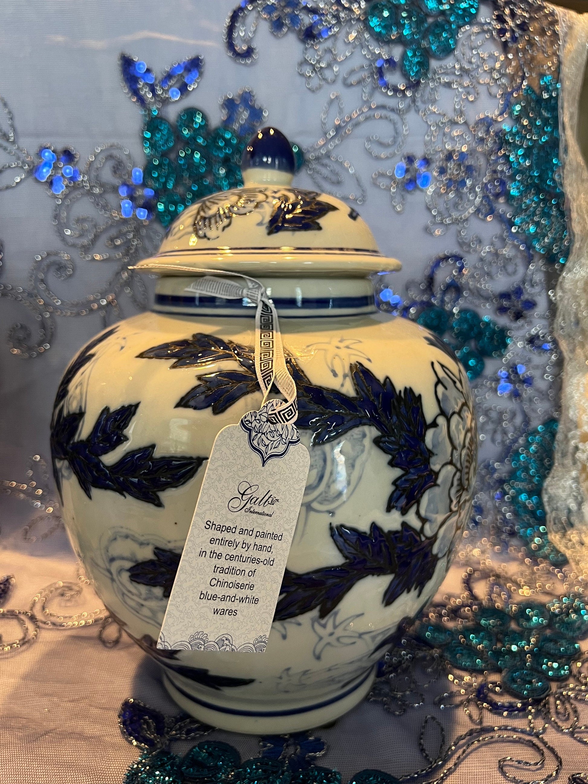 Ceramic Tinajas Ginger Jars for Yemaya and Oshun