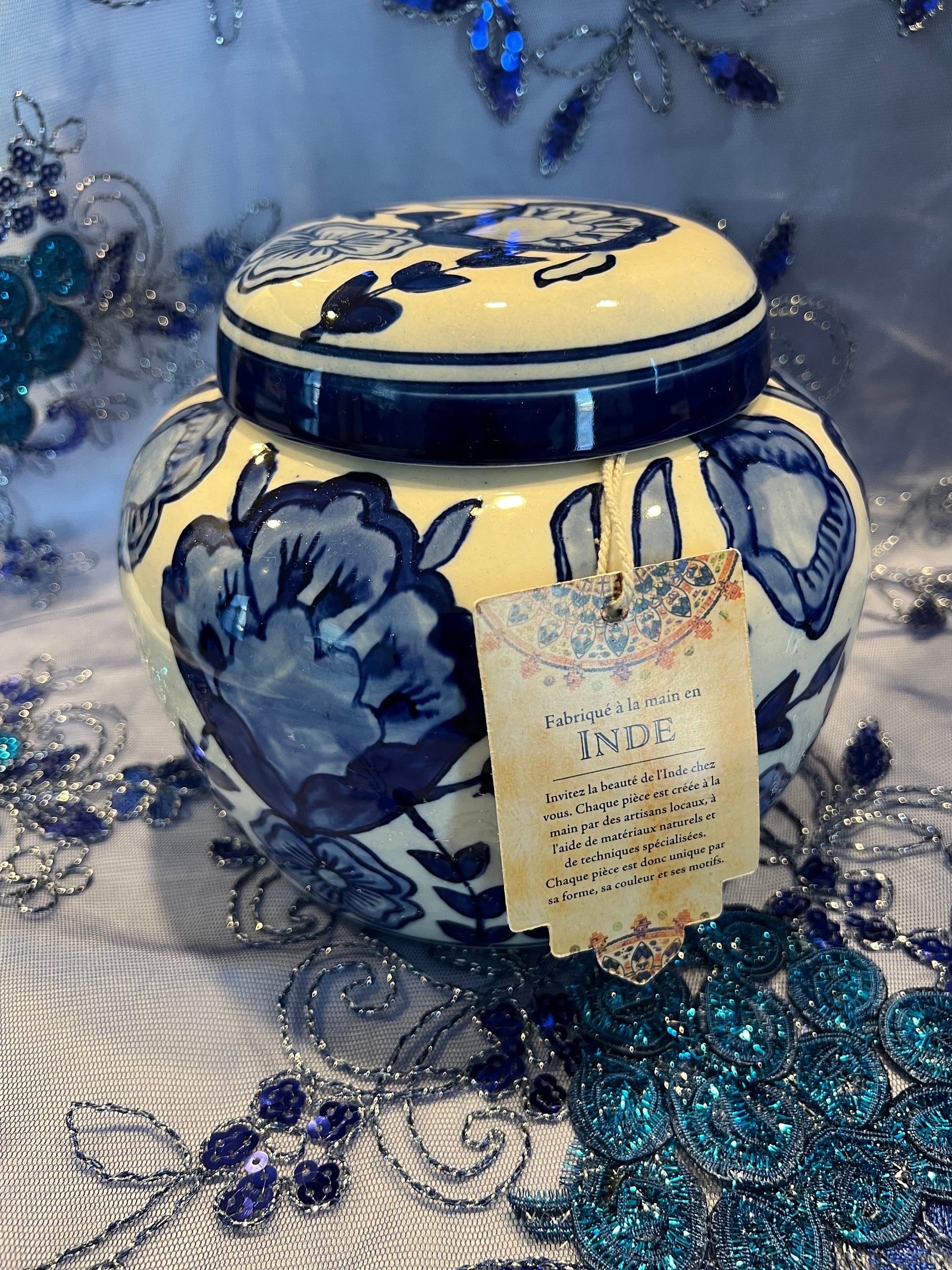 Ceramic Tinajas Ginger Jars for Yemaya and Oshun