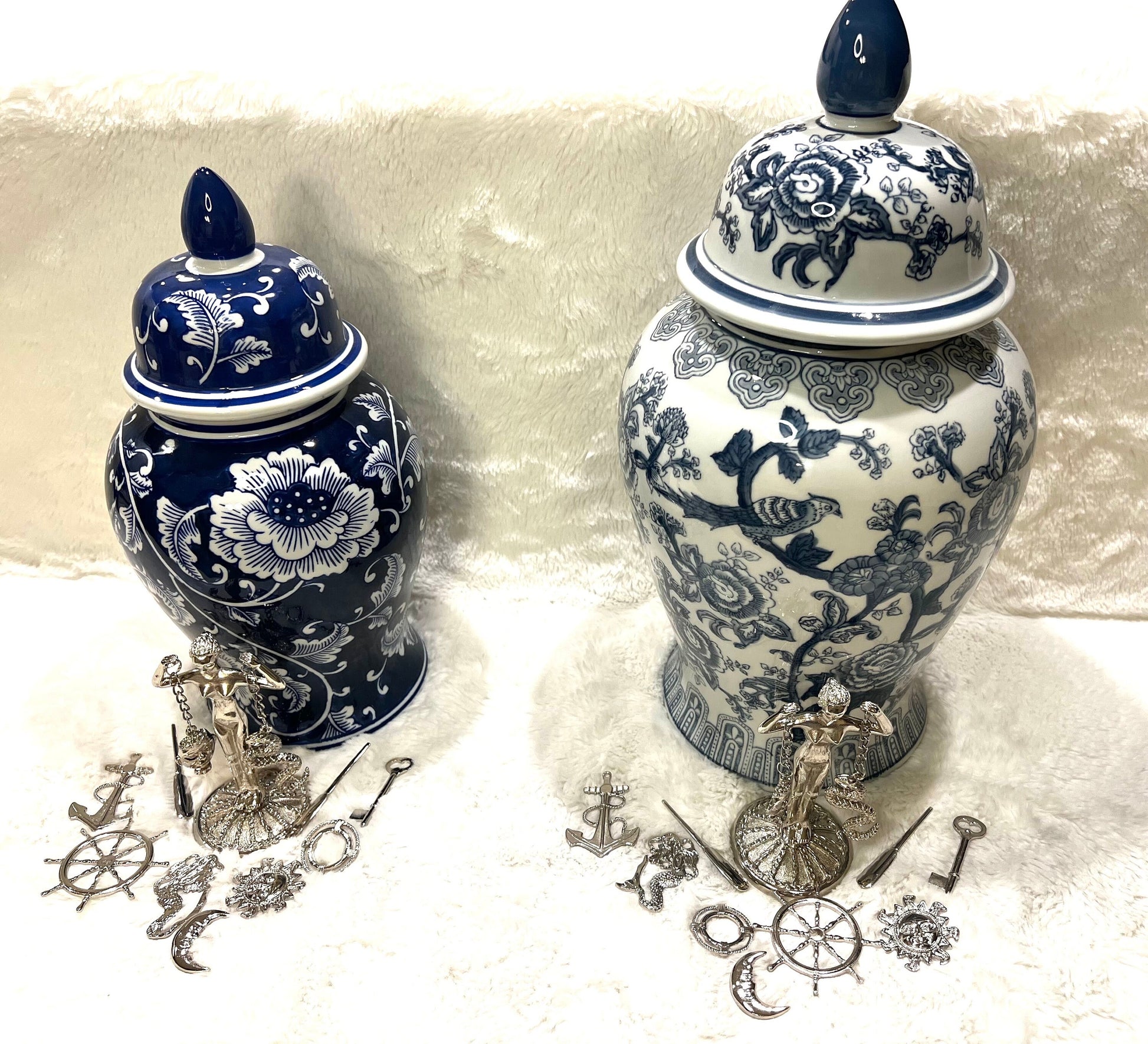 Olokun Tools and Ceramic Tinajas