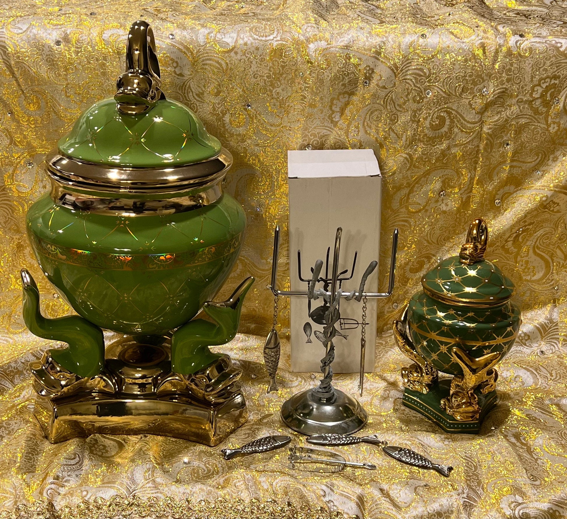 Set de Inle y Abata con Herramientas. Inle and Abata set with tools.