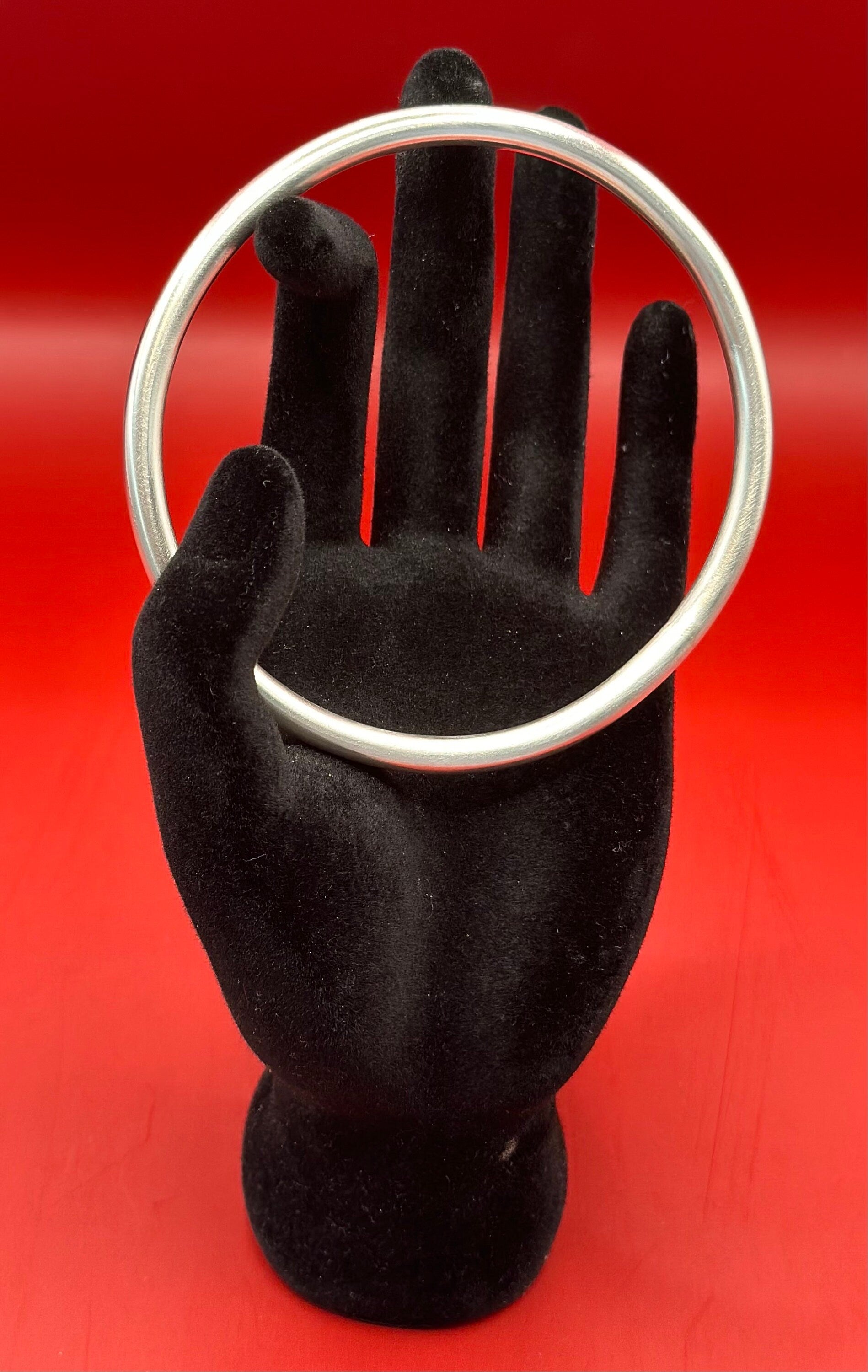 Manilla de Obatala Plata Fina Calibre .999 4 gauge - Gruesor extra gruesa/ Obbatala Bangle in .999 Fine Silver 4 gauge - extra thick