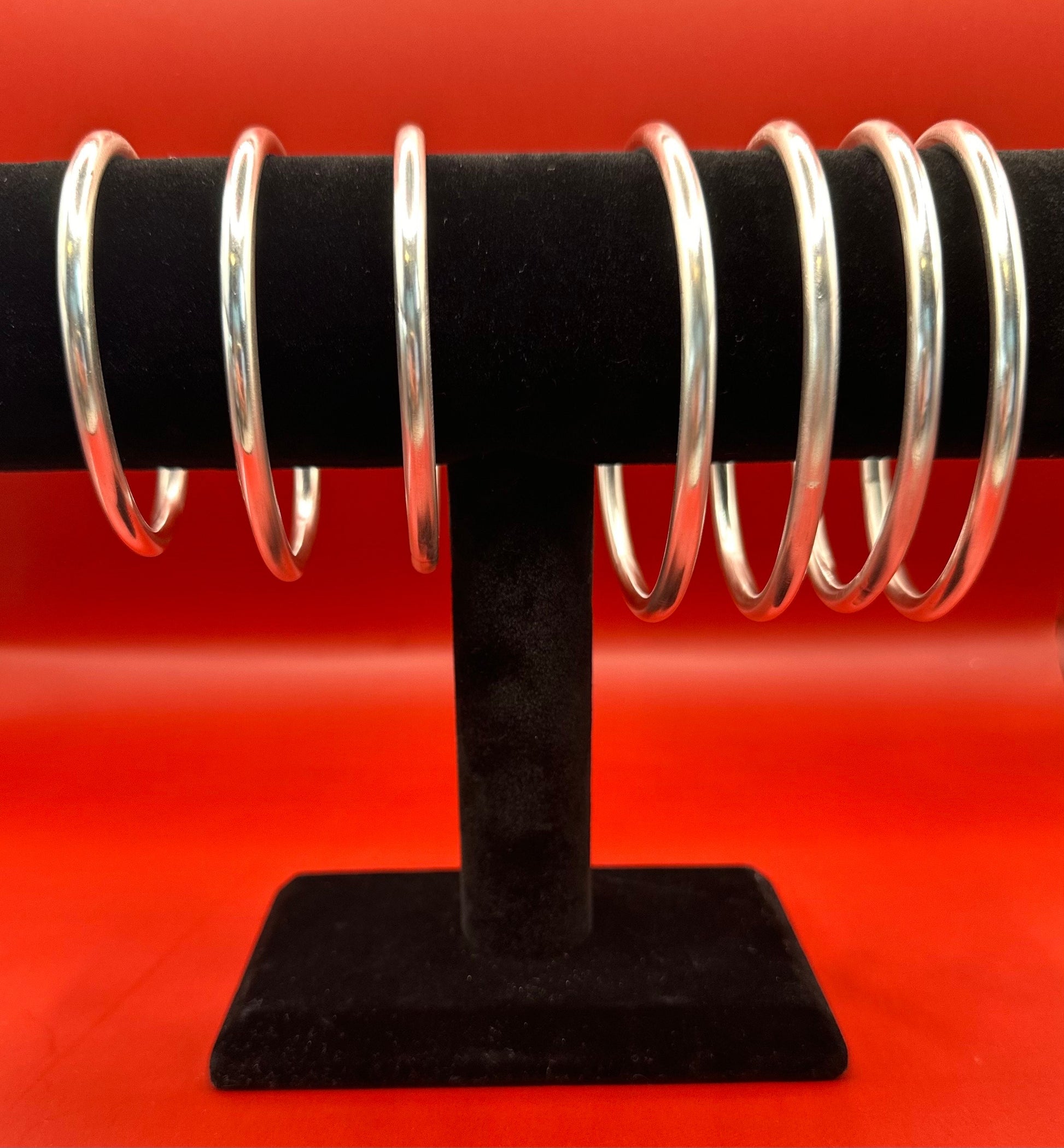 Manilla de Obatala Plata Fina Calibre .999 4 gauge - Gruesor extra gruesa/ Obbatala Bangle in .999 Fine Silver 4 gauge - extra thick