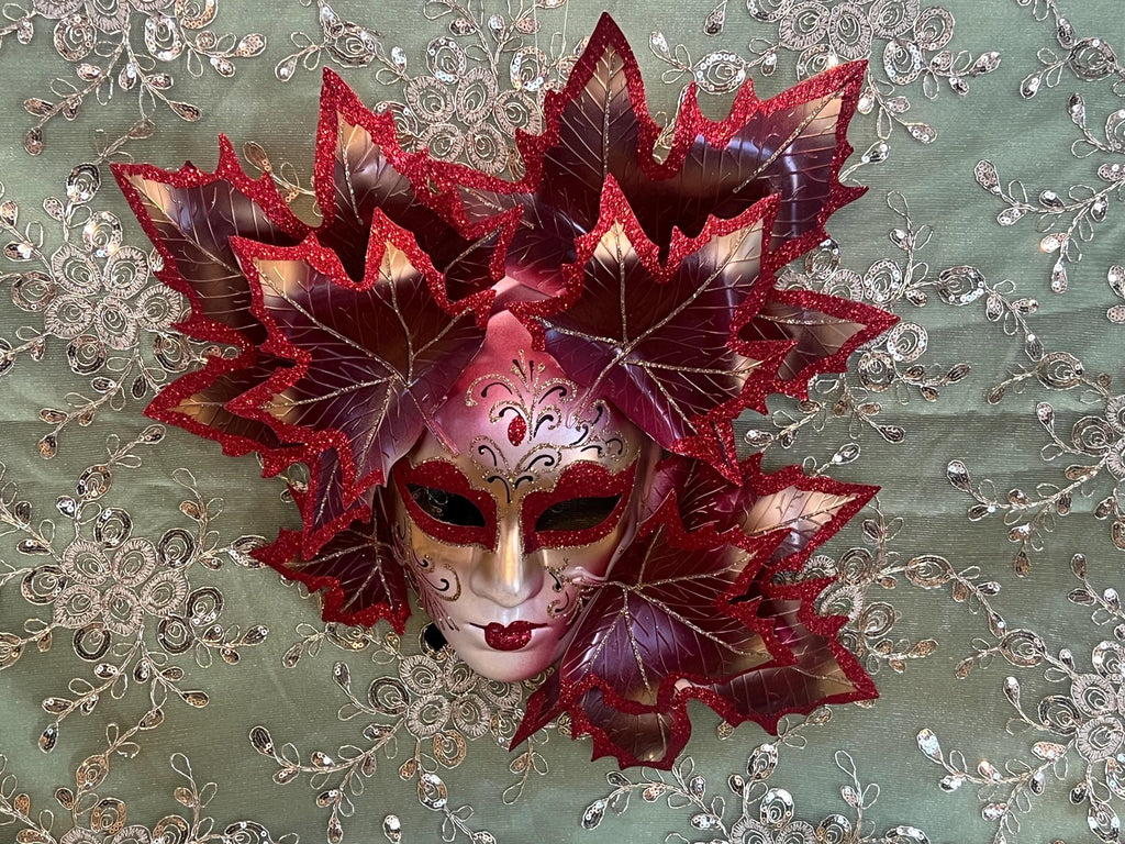 Handmade Venetian Mask: Authentic Italian Masquerade Mask