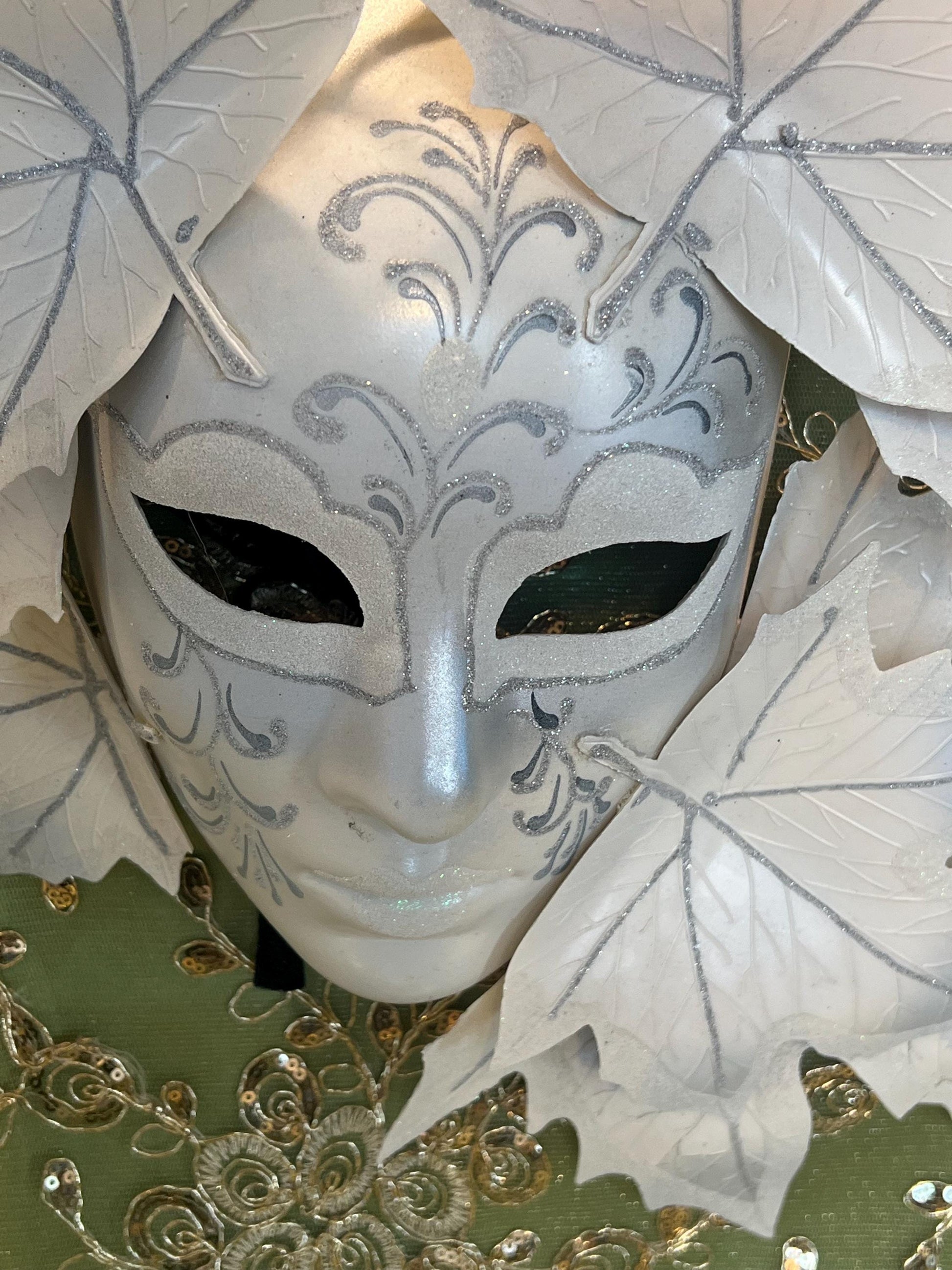 Handmade Venetian Mask: Authentic Italian Masquerade Mask