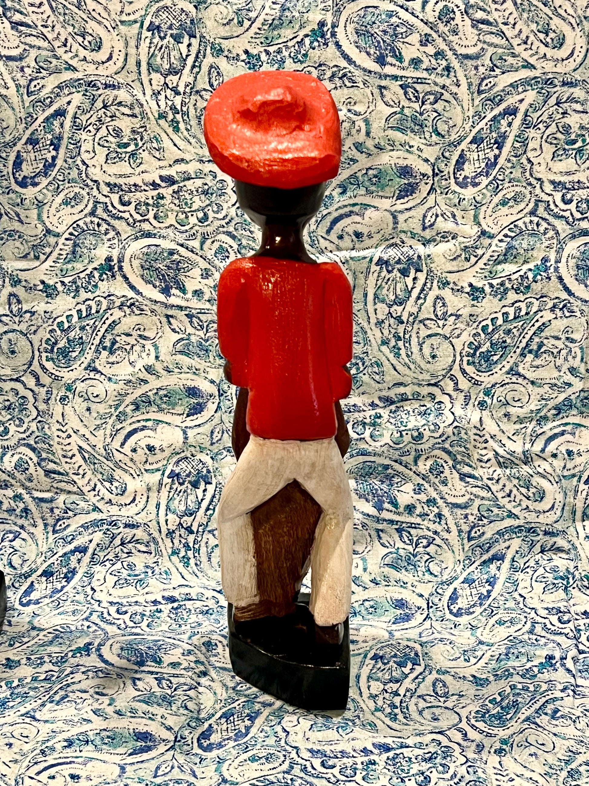 Handcrafted Muerto Wooden Statue Set / Set de Estatuas Talladas a Mano