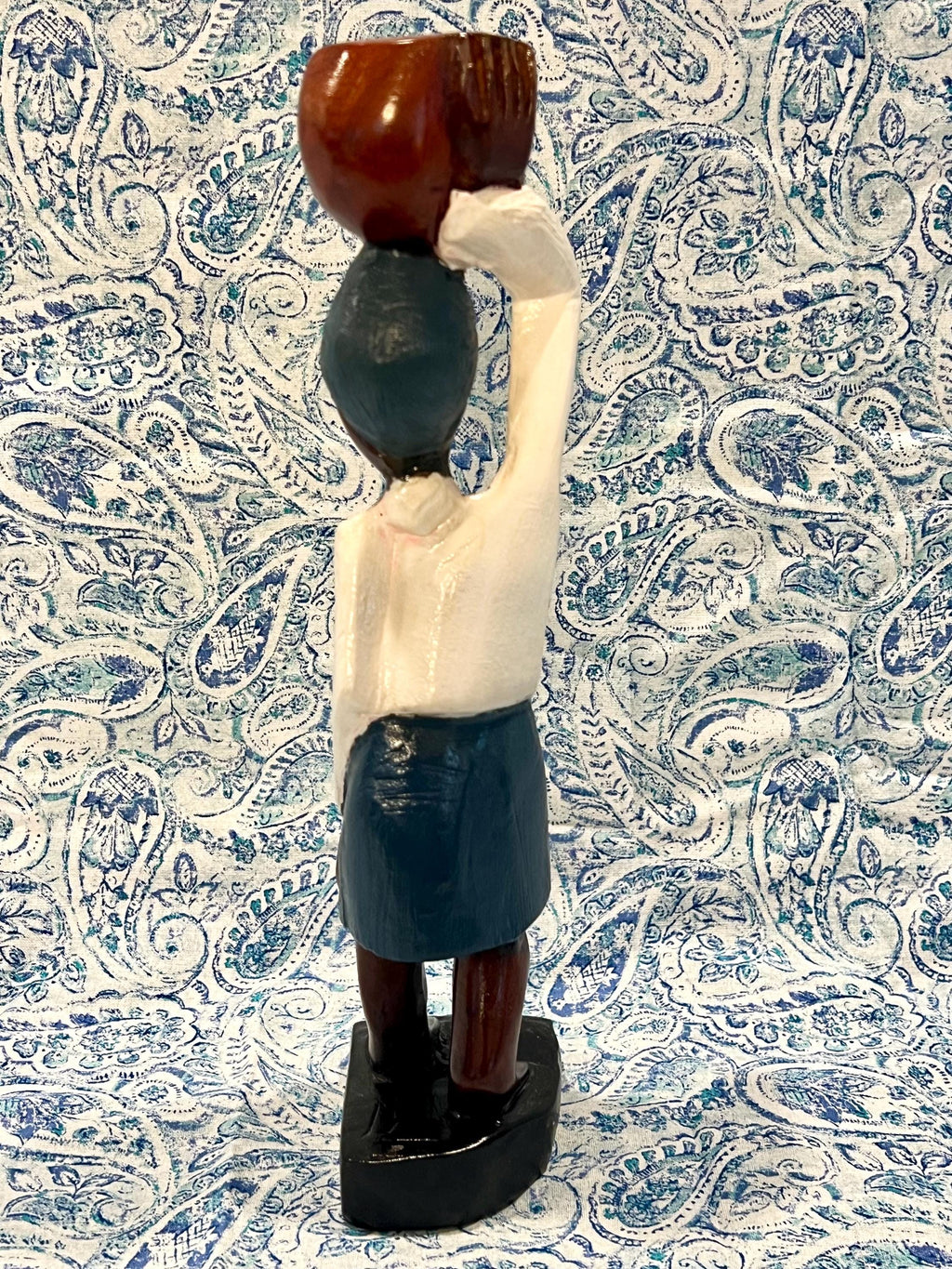 Handcrafted Muerto Wooden Statue Set / Set de Estatuas Talladas a Mano