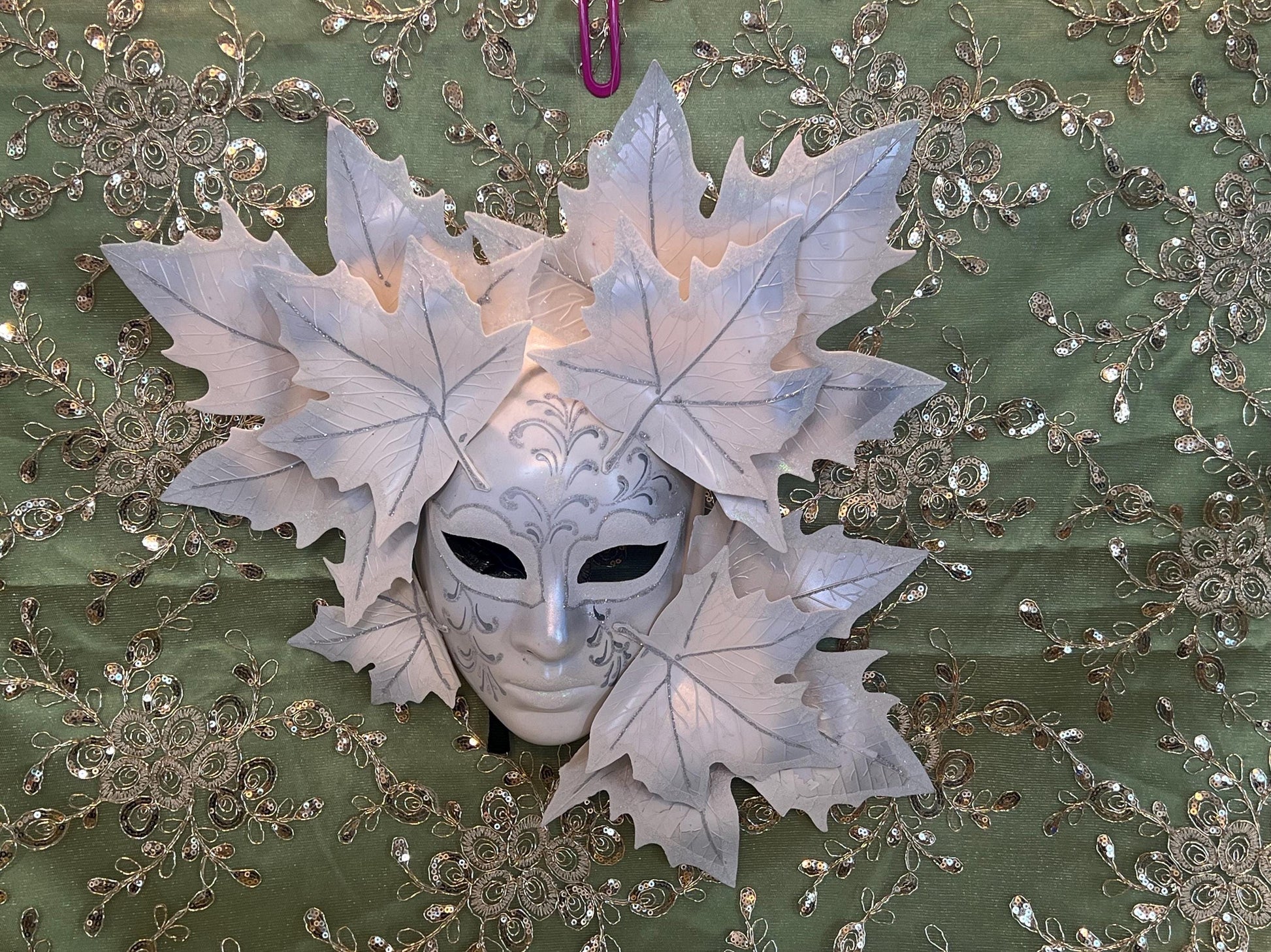 Handmade Venetian Mask: Authentic Italian Masquerade Mask