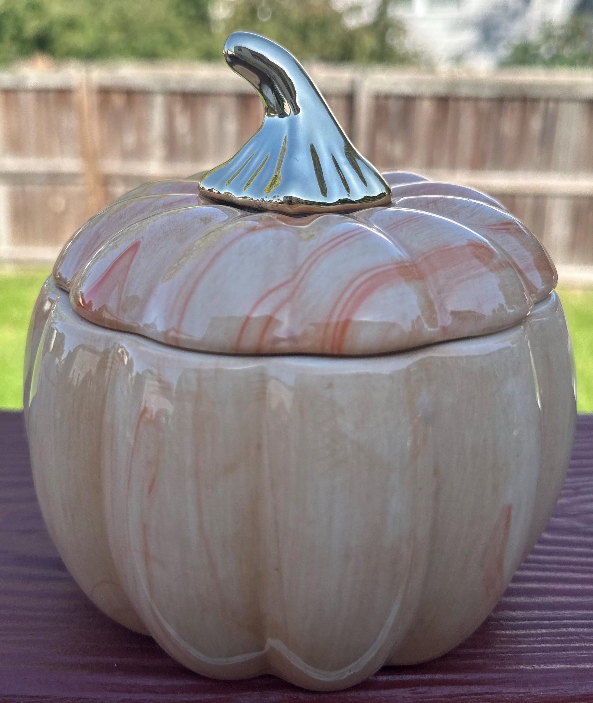 Ceramic Orisha Tinajas: White and Orange Ginger Jars