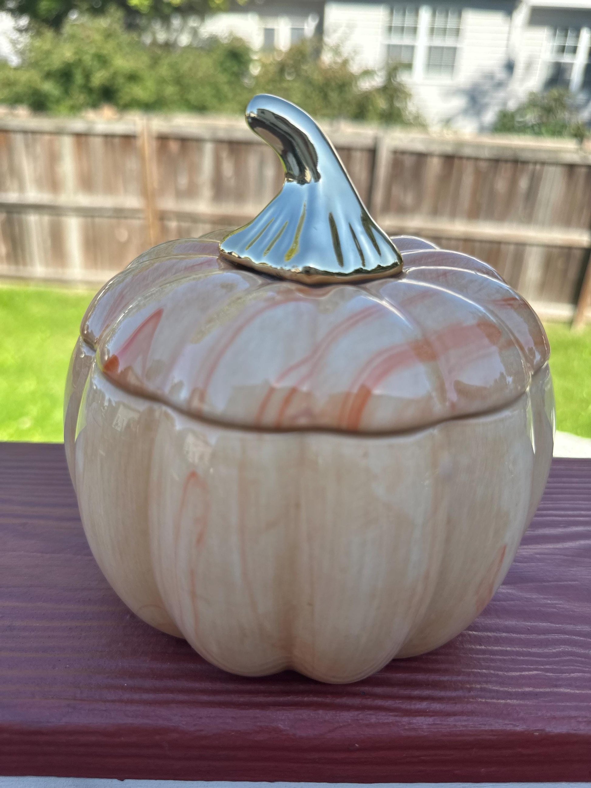 Ceramic Orisha Tinajas: White and Orange Ginger Jars
