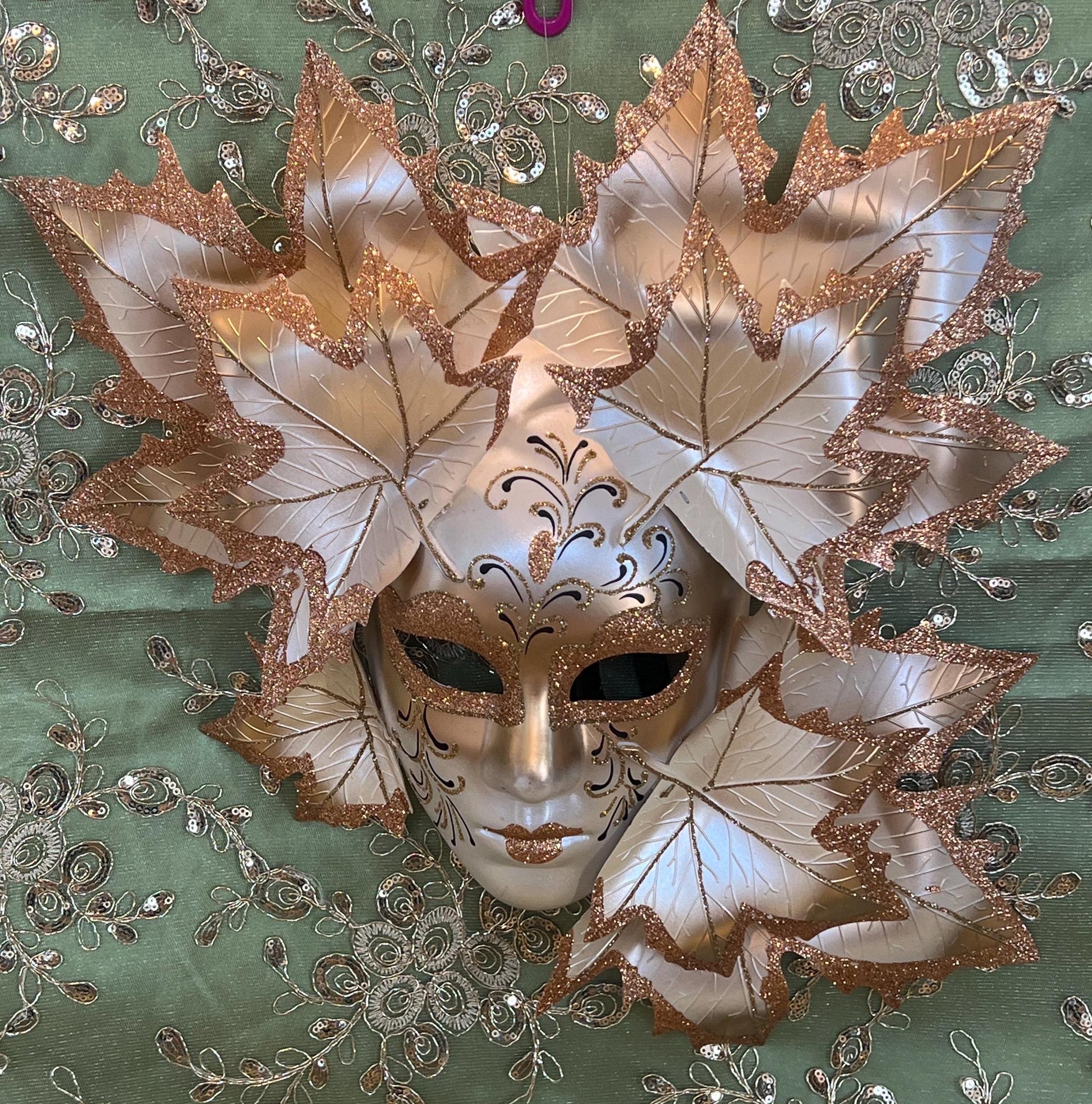 Handmade Venetian Mask: Authentic Italian Masquerade Mask