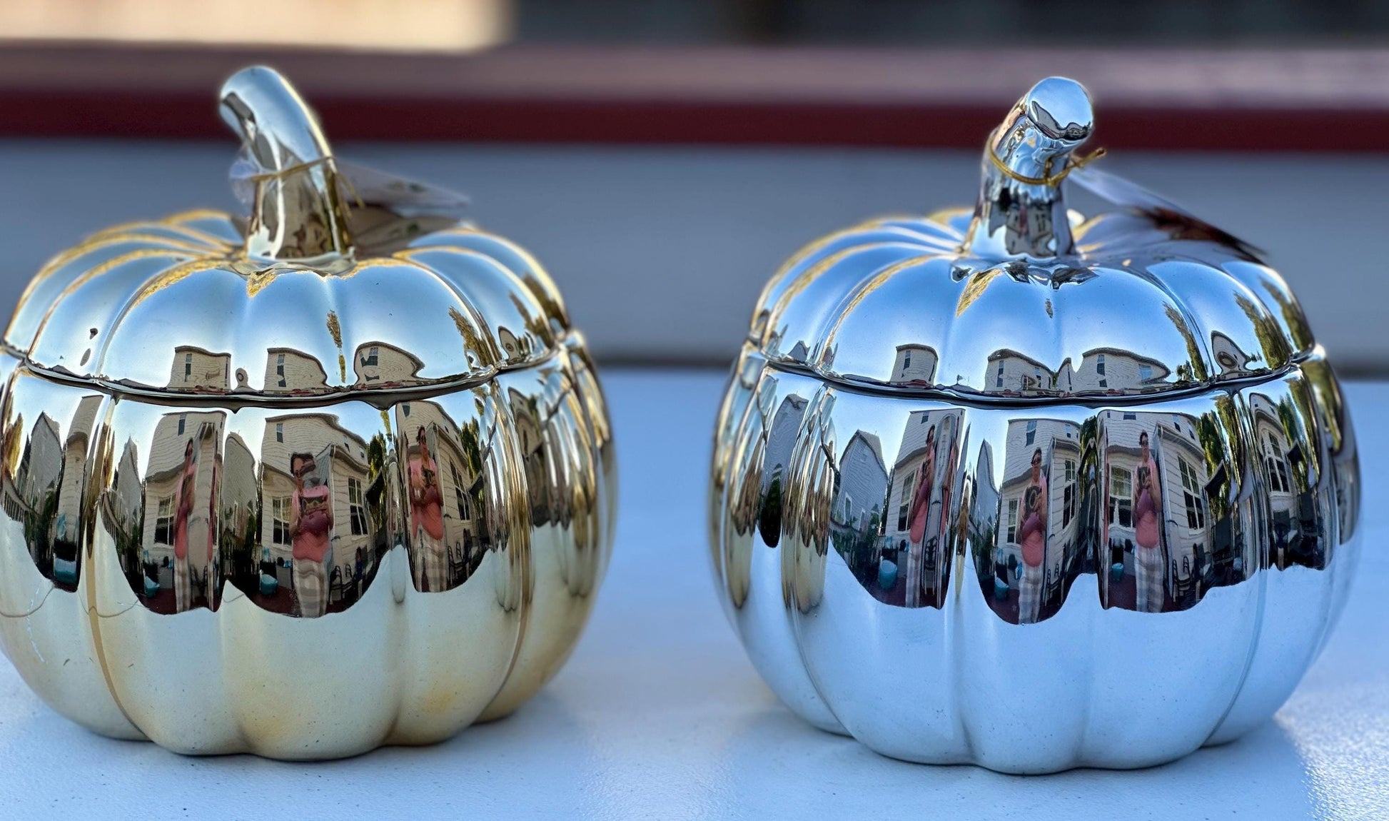 Ceramic Tinajas for Orishas: Gold and Silver Ginger Jars