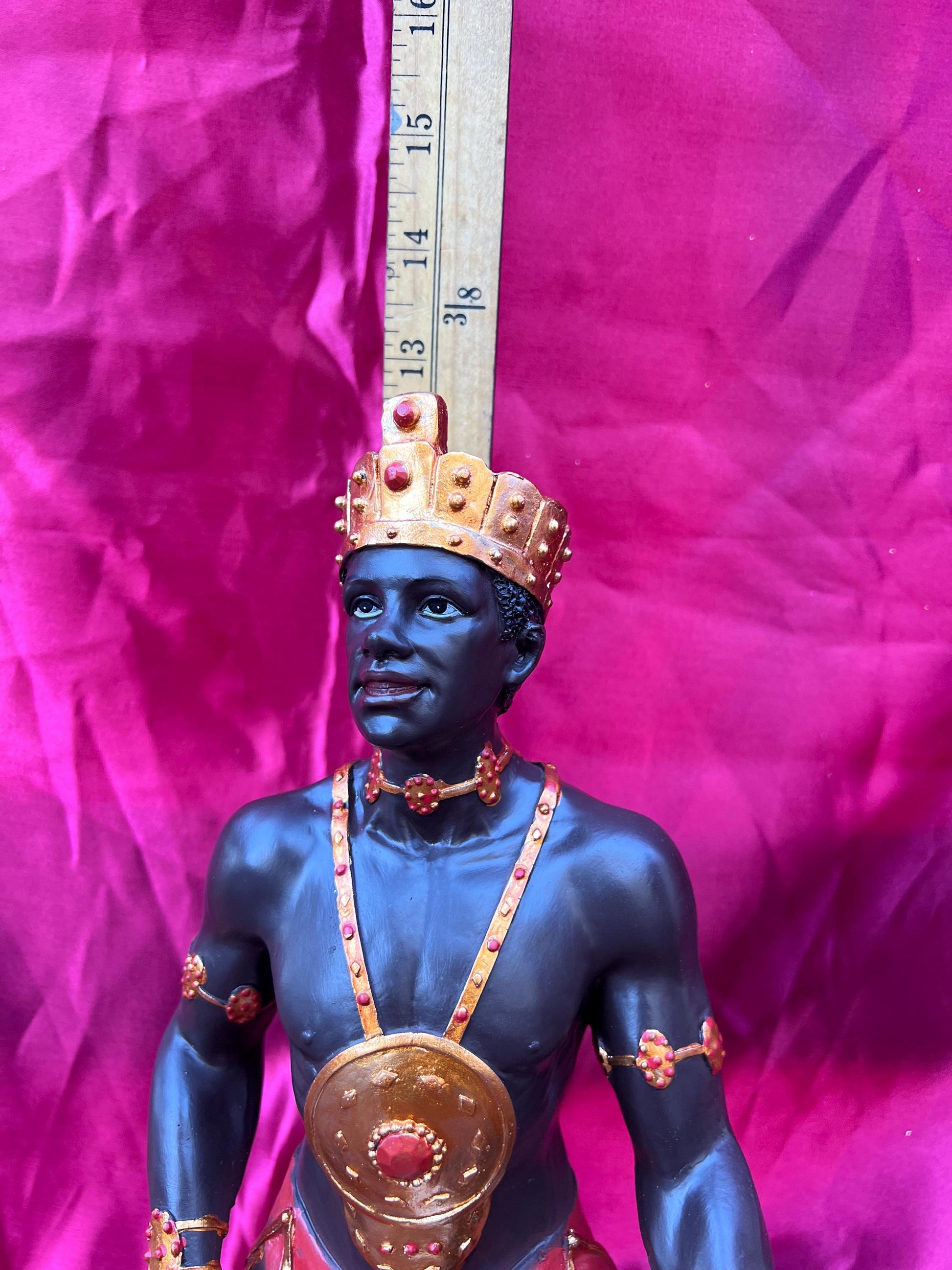 Estatua de Chango 13" / Shango Statue 13"