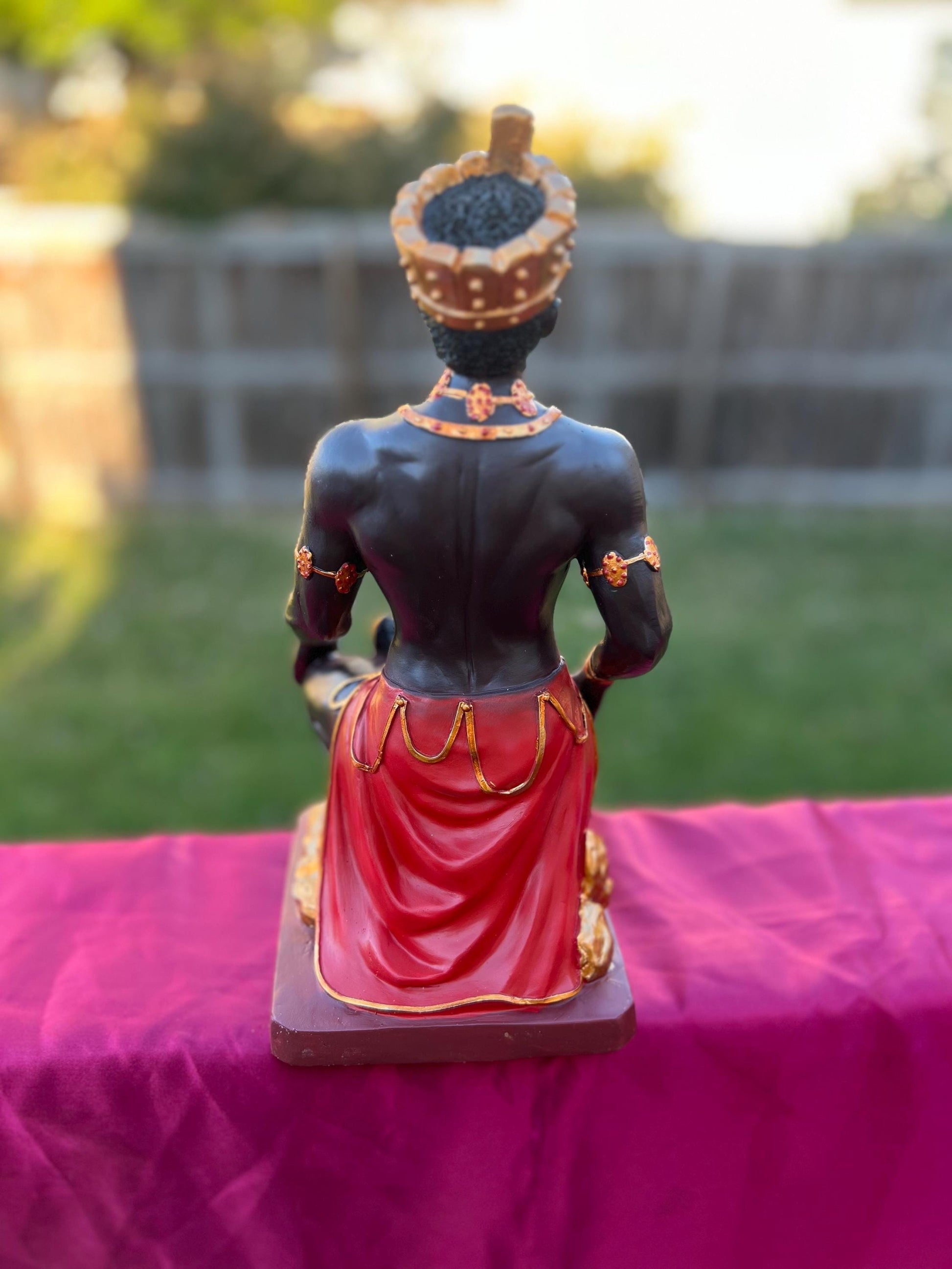 Estatua de Chango 13" / Shango Statue 13"