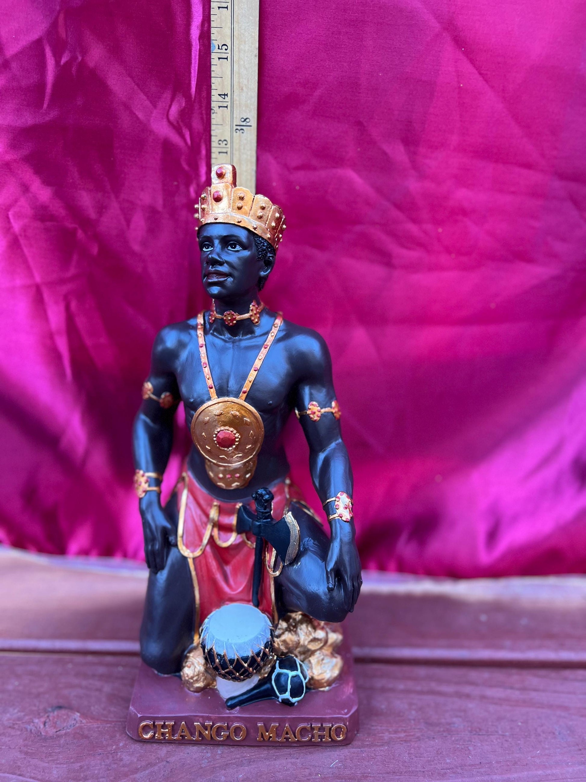 Estatua de Chango 13" / Shango Statue 13"