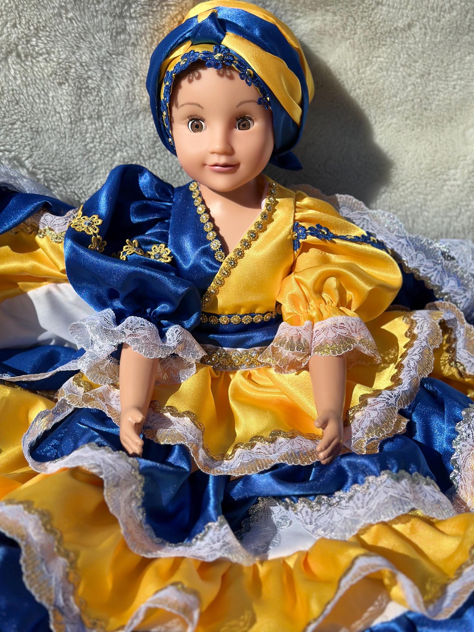 Oshun Yemaya Doll: 28-inch Two Waters Doll