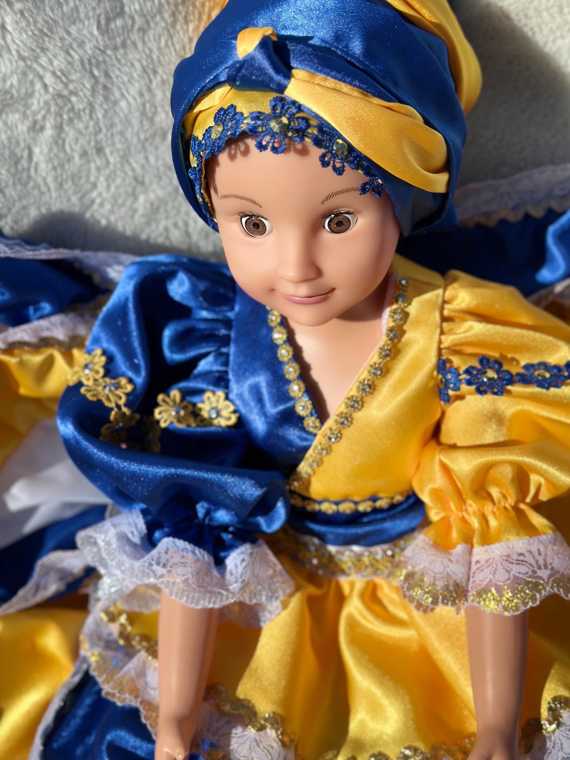 Oshun Yemaya Doll: 28-inch Two Waters Doll