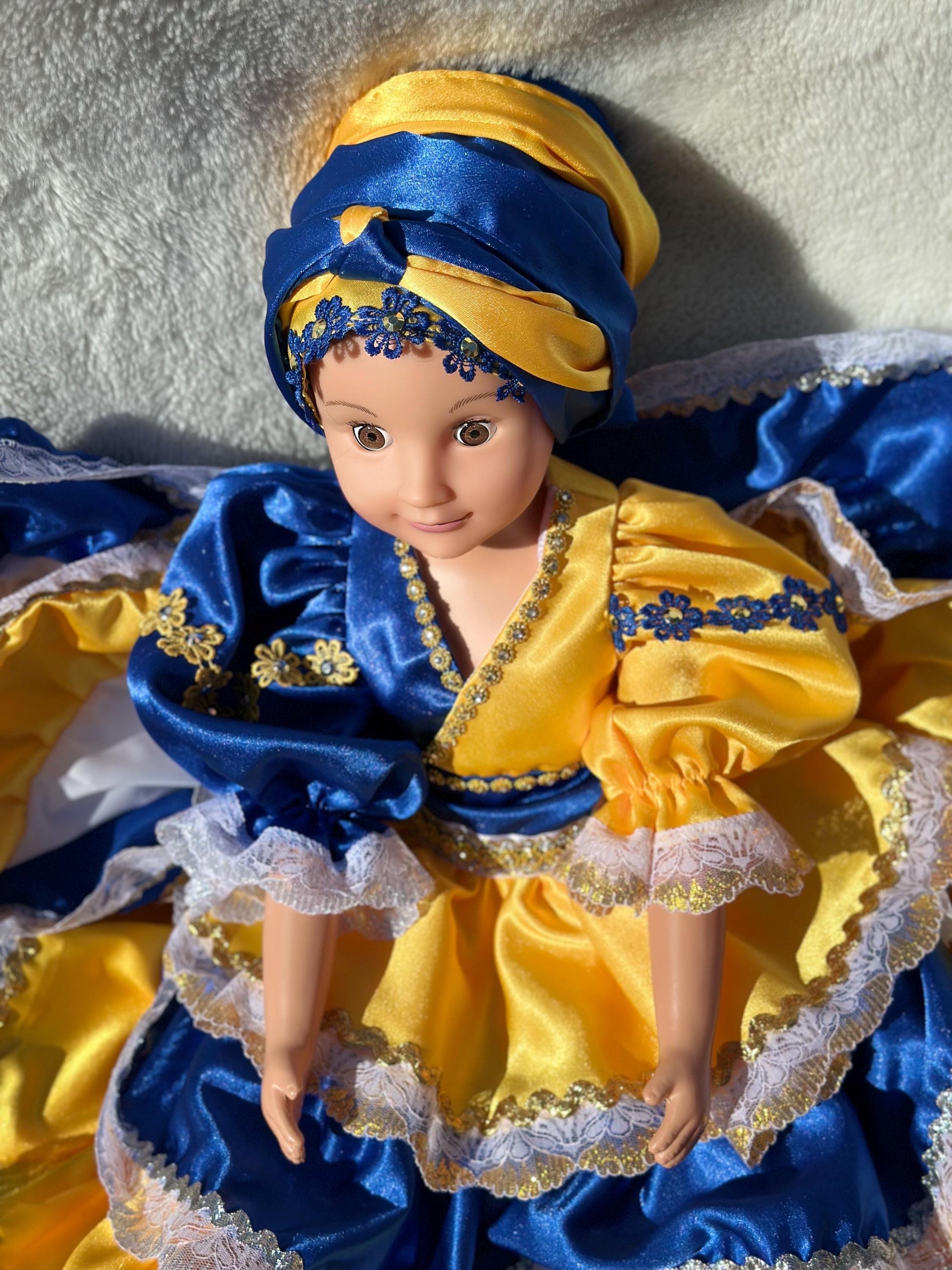 Oshun Yemaya Doll: 28-inch Two Waters Doll