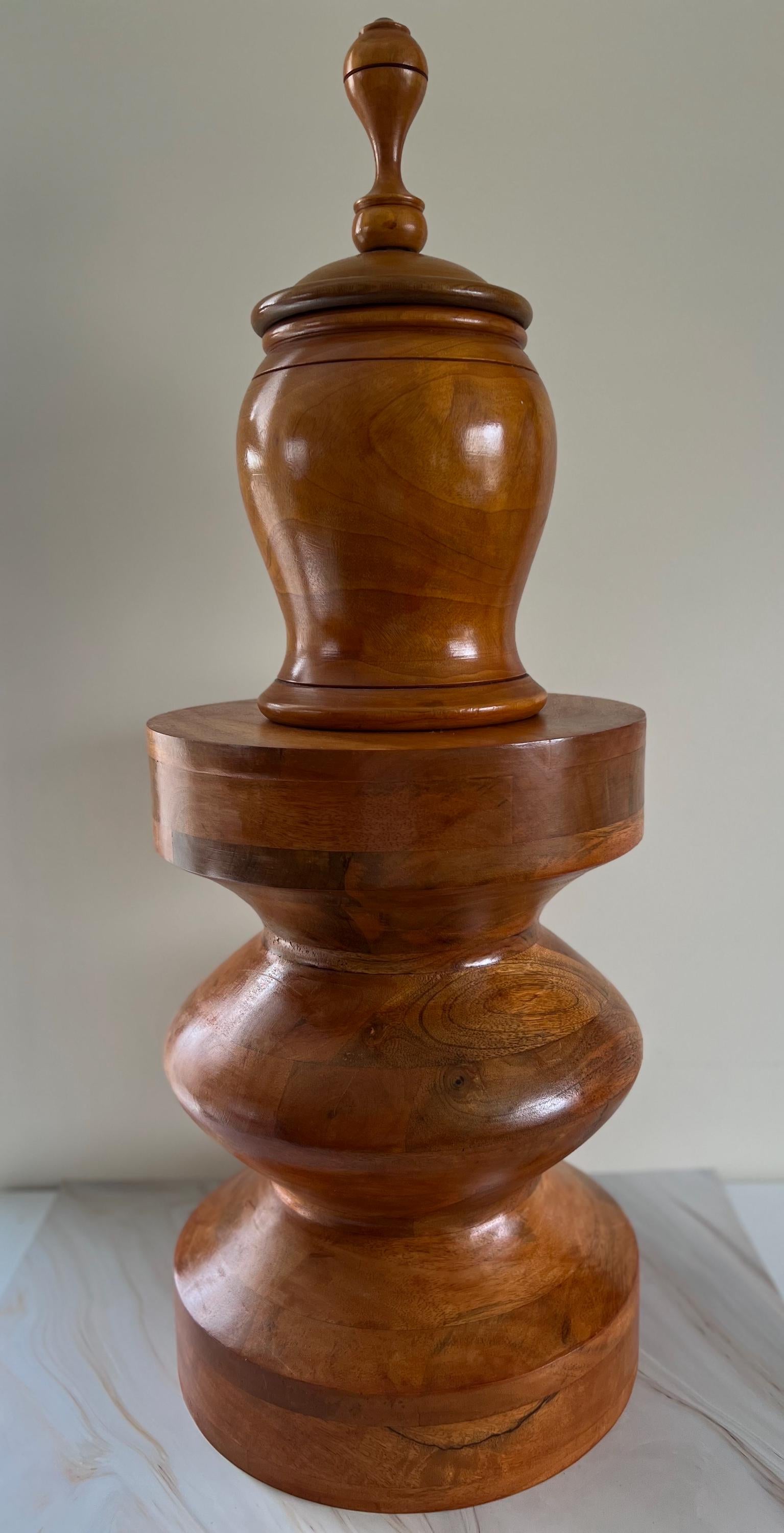 Hand Carved Wooden Basin Lebrillo De Aggayu and Pilon Para Aggayu