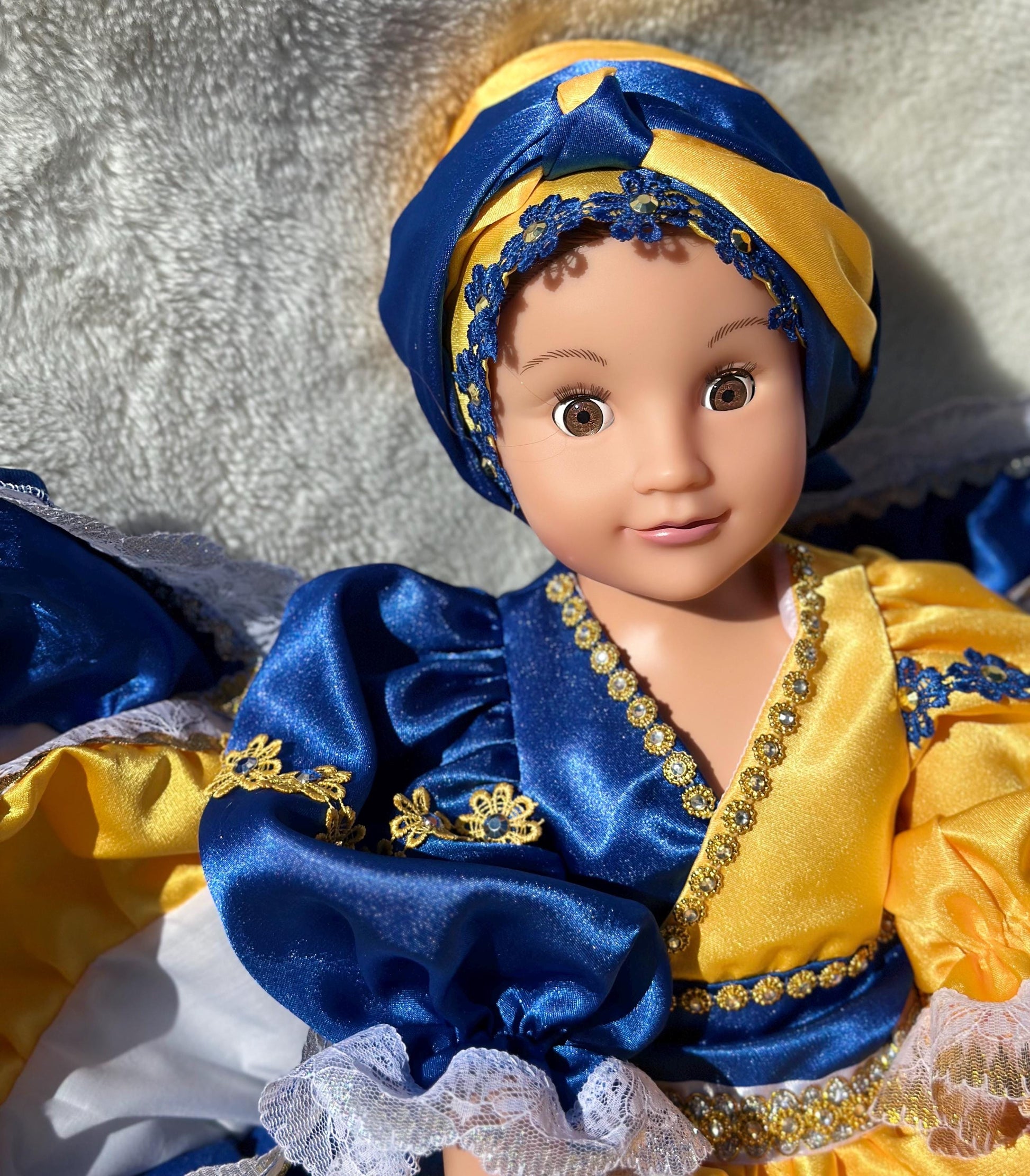 Oshun Yemaya Doll: 28-inch Two Waters Doll