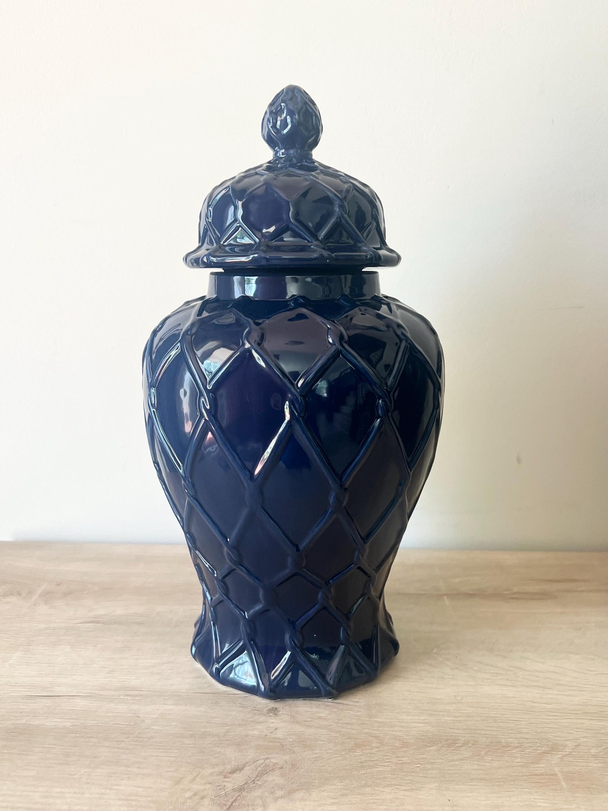 Ceramic Ginger Jar: Olokun/Yemaya Tinaja