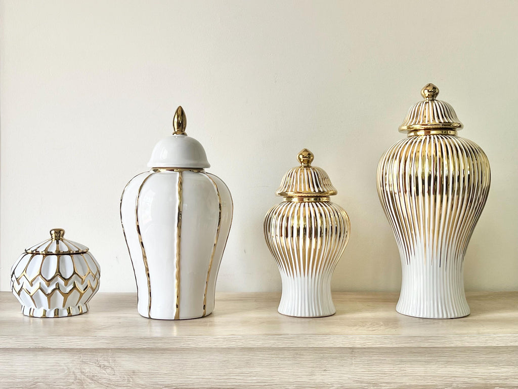 Ceramic Tinaja Ginger Jar for Orishas Oshun