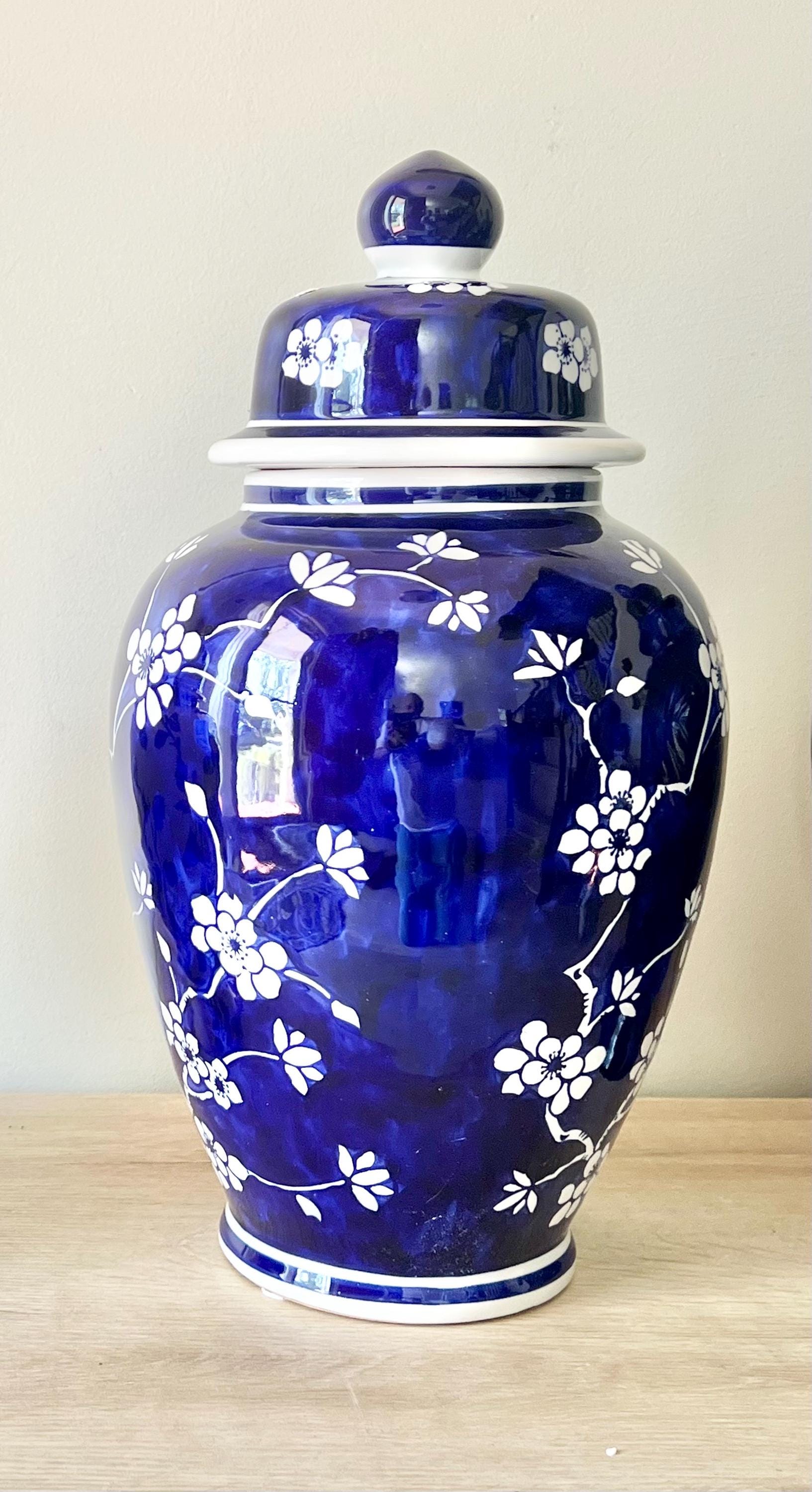 Ceramic Tinaja Ginger Jar for Yemaya/Olokun - Orisha Altar