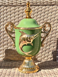 Obatala/Inle Tinajas: Ceramic Ginger Jars - 18" Tall