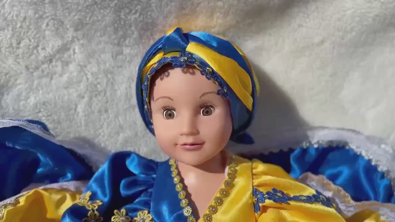 Oshun Yemaya Doll: 28-inch Two Waters Doll