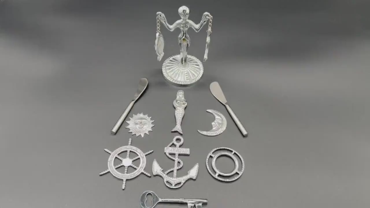 Herramientas de Olokun en Acero Inoxidable / Stainless Steel Olokun Tools