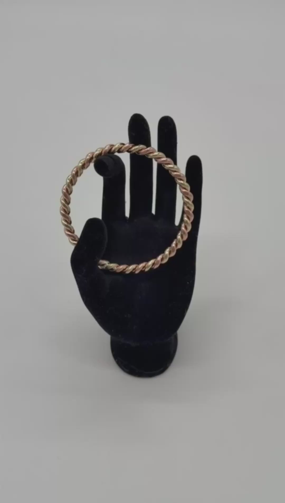 Handmade Tri-Metal Orisha Bracelet Inspired by Yemaya, Oshun & Oya