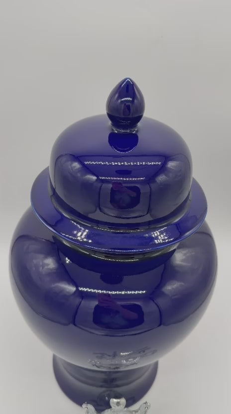 Blue Ginger Jar & Tools / Tinaja Azul & Herramientas