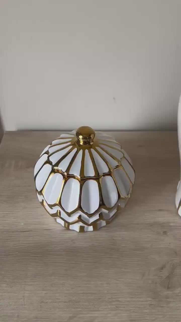 Ceramic Tinaja Ginger Jar for Orishas Oshun