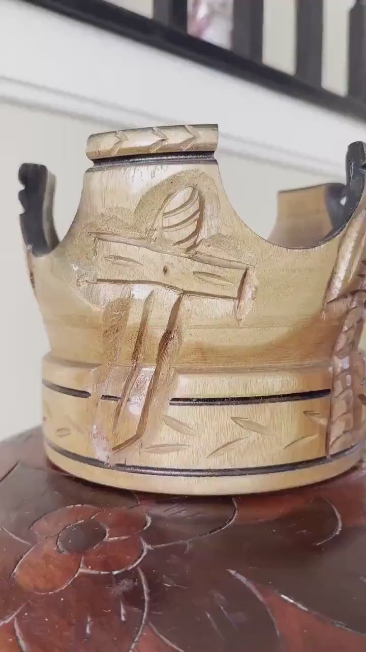 Corona de Chango en Madera / Wooden Shango Crown