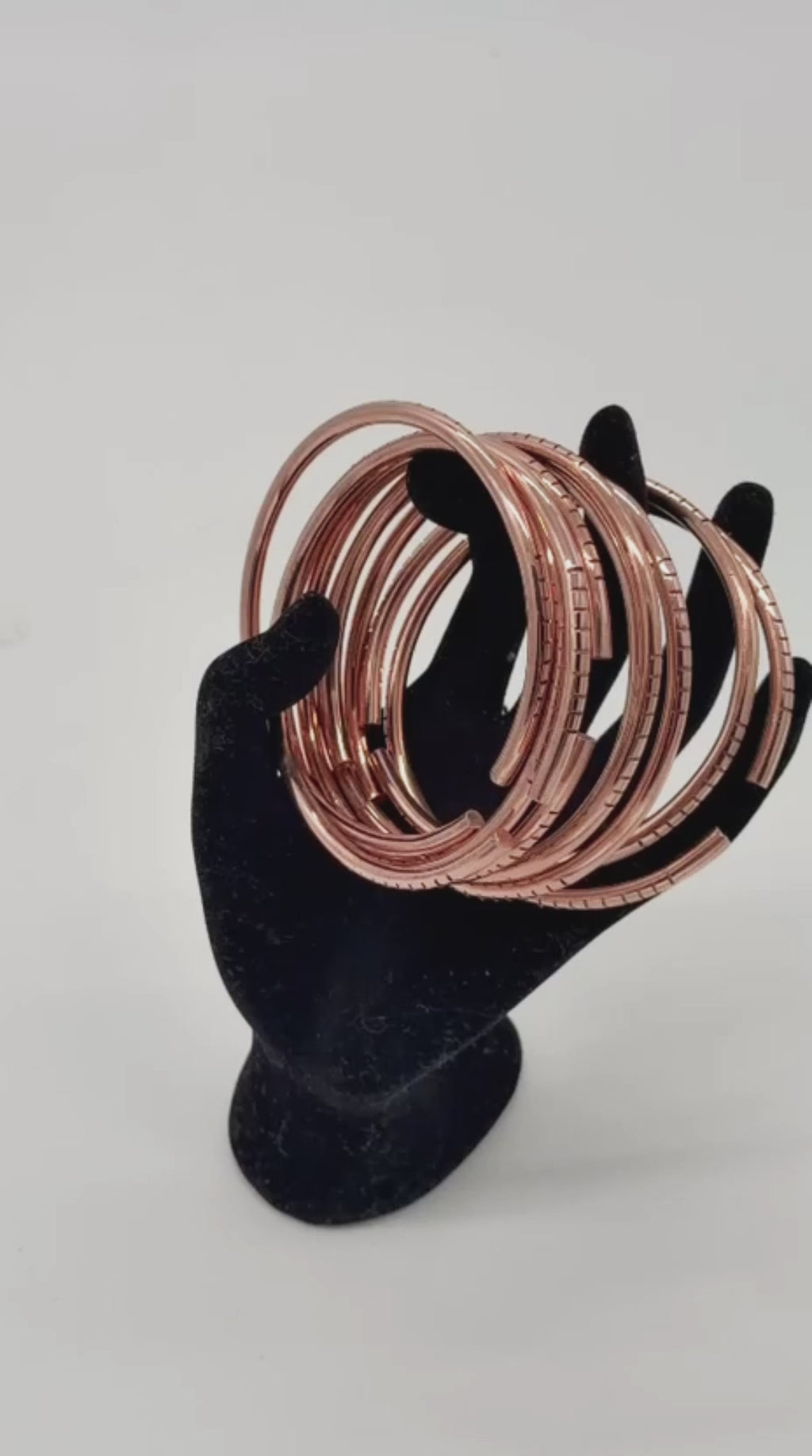Manillas para Oya en Cobre Fino 6ga / Handmade Pure Copper Oya Bangles 6ga